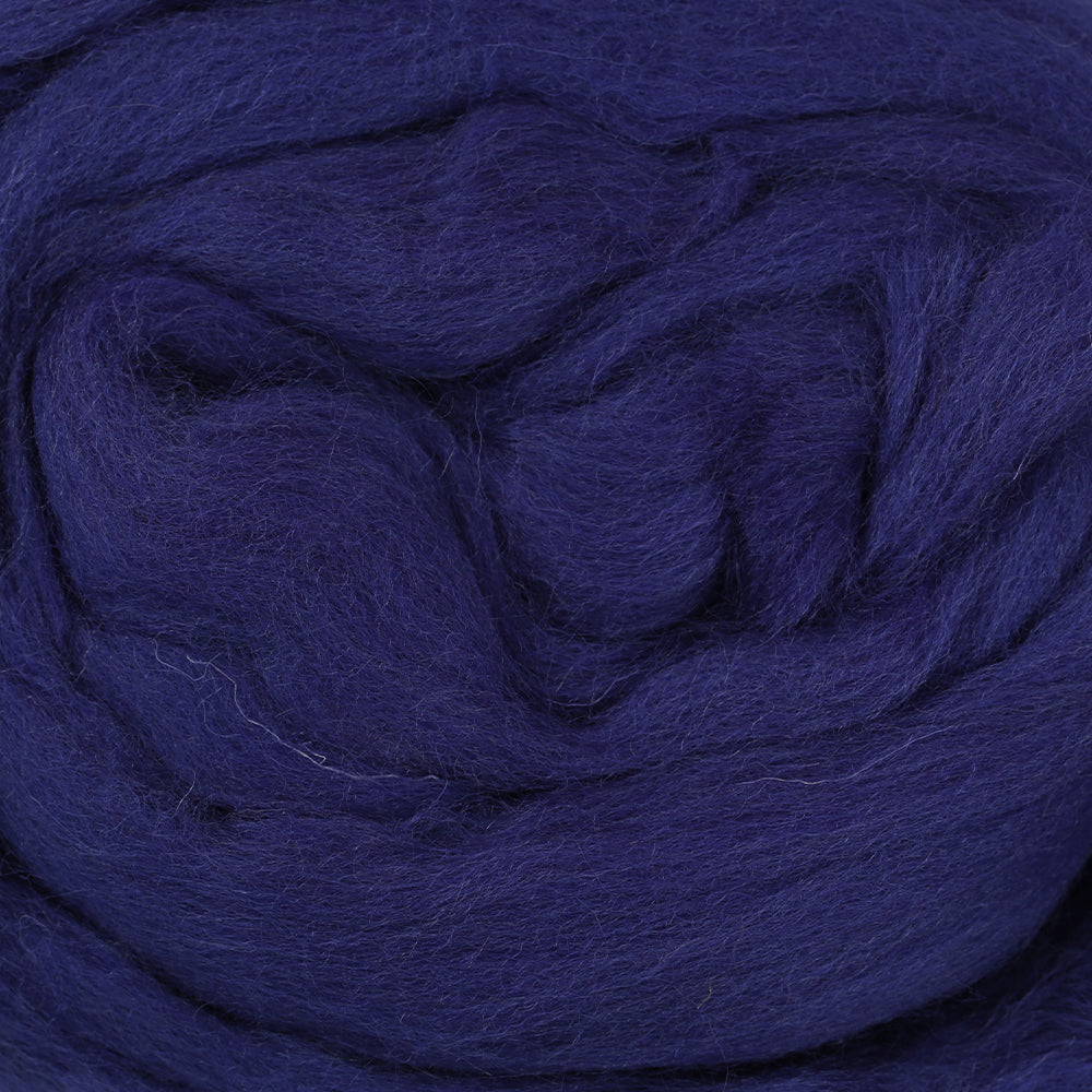 Kartopu Natural Wool Roving Felt,Blue - K652