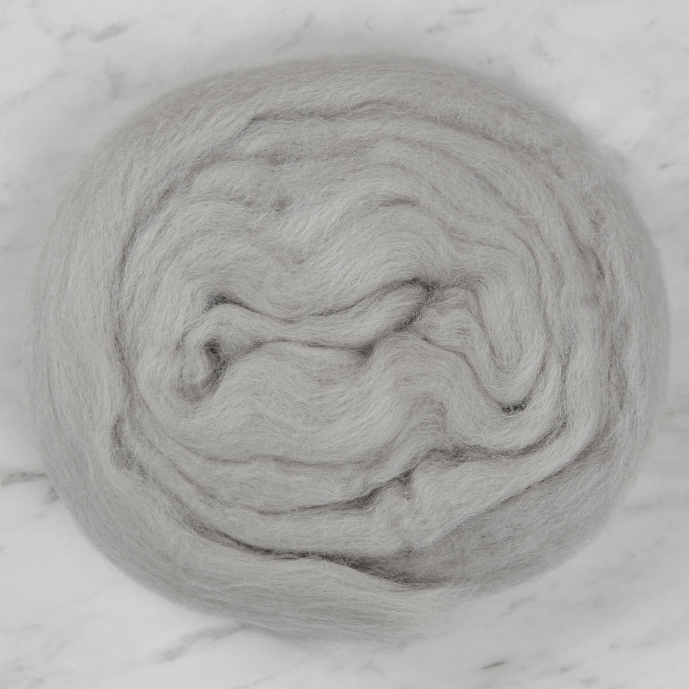 Kartopu Natural Wool Roving Felt,Stone Color - K424