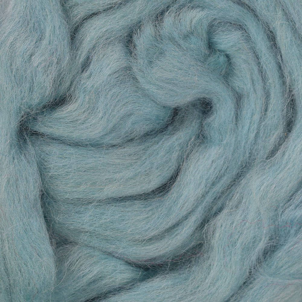 Kartopu Natural Wool Roving Felt, Blue - K537