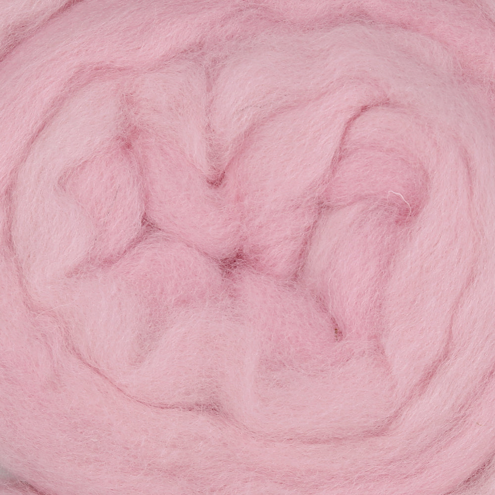 Kartopu Natural Wool Roving Felt,Pink - K768