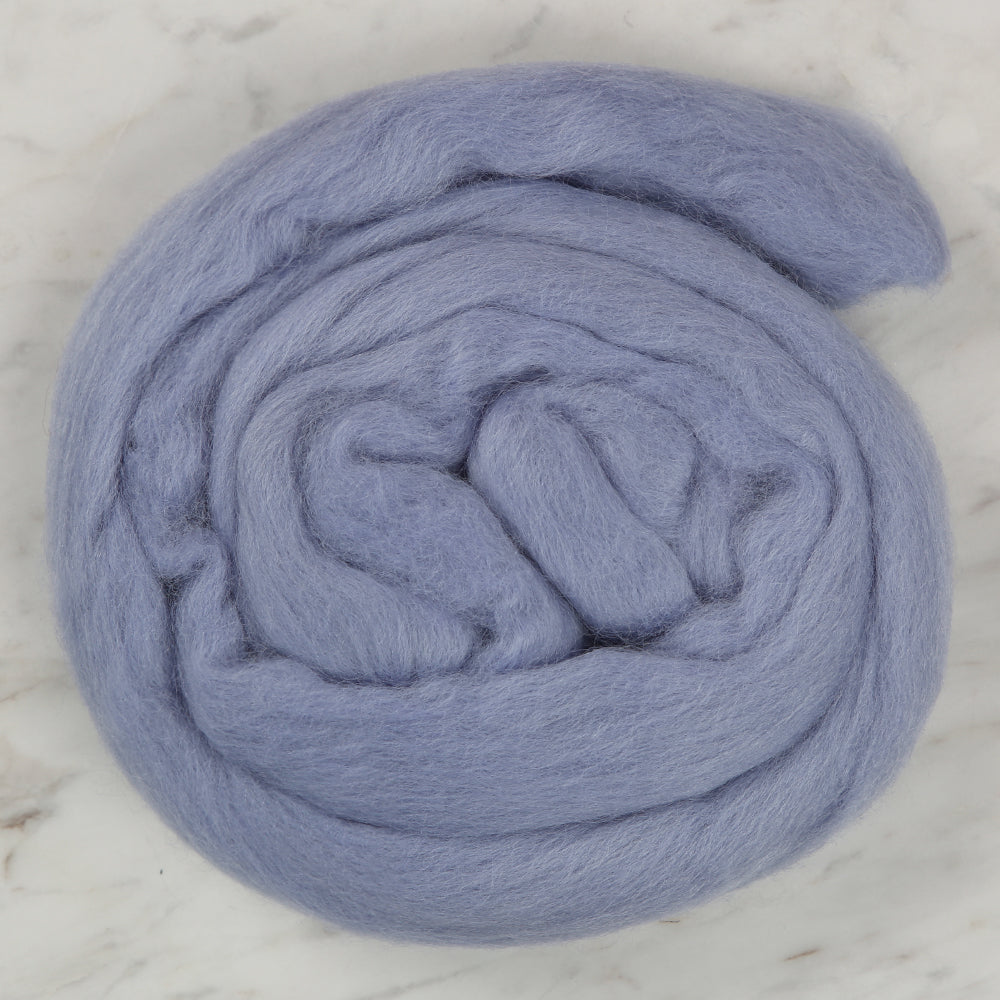 Kartopu Natural Wool Roving Felt,Blue - K927