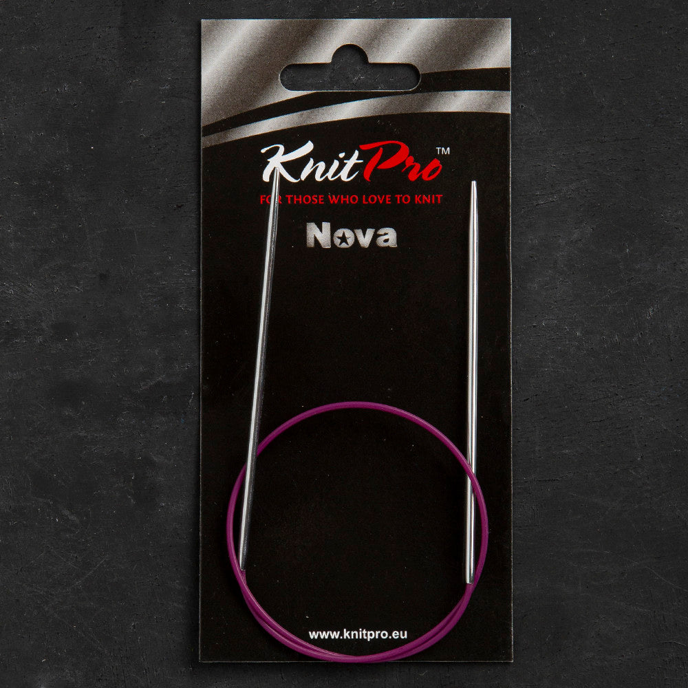 KnitPro Nova Metal 2 Mm 40 Cm Fixed Circular Needle - 10301