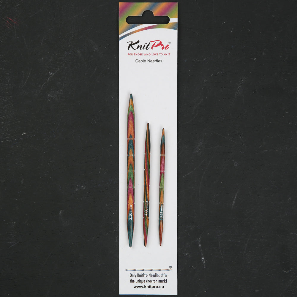 KnitPro Symfonie 3.25-4-5.5mm Wooden Knitting Needle - 20502