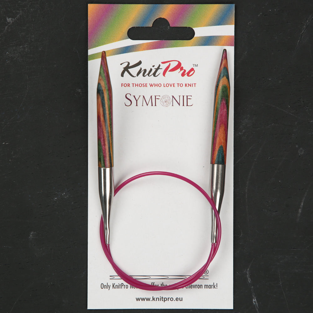 KnitPro Symfonie 7 Mm 40 Cm Wooden Circular Needles - 20316