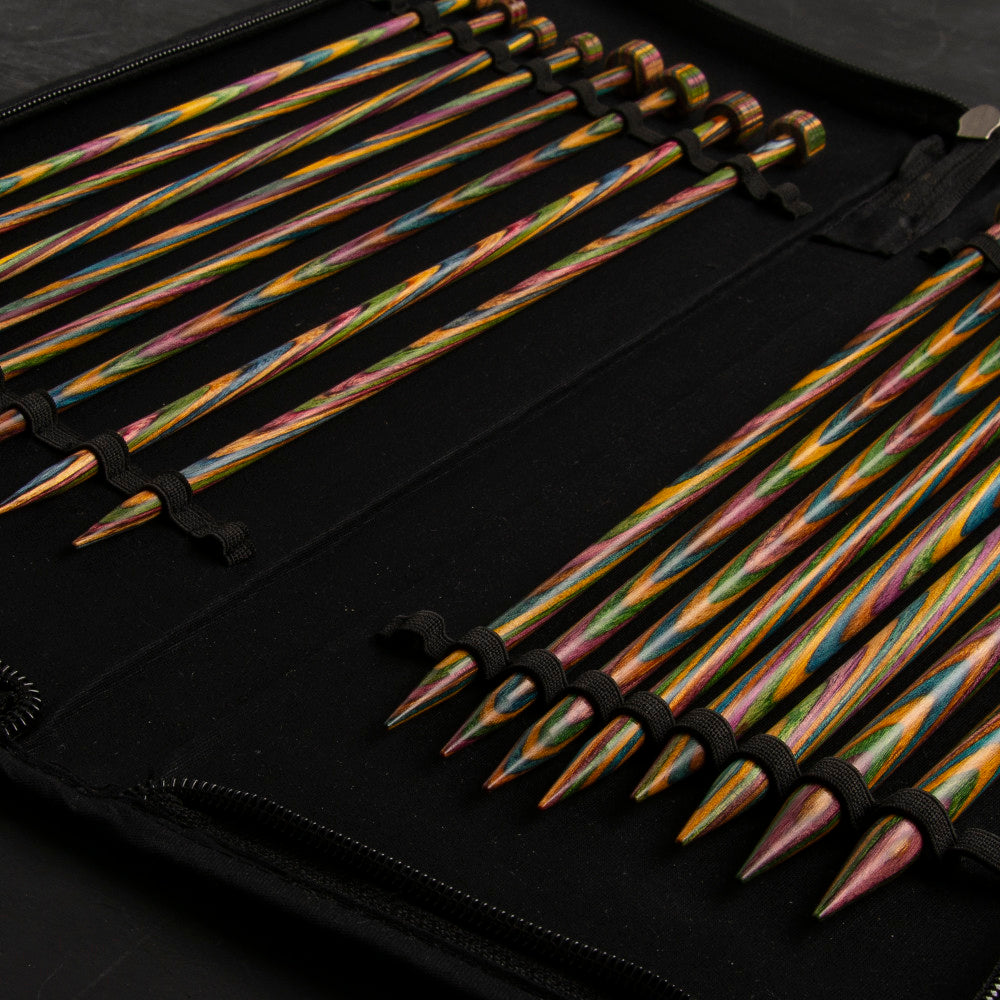 KnitPro Symfonie 25 cm Wood Single Pointed Needle Set - 20214