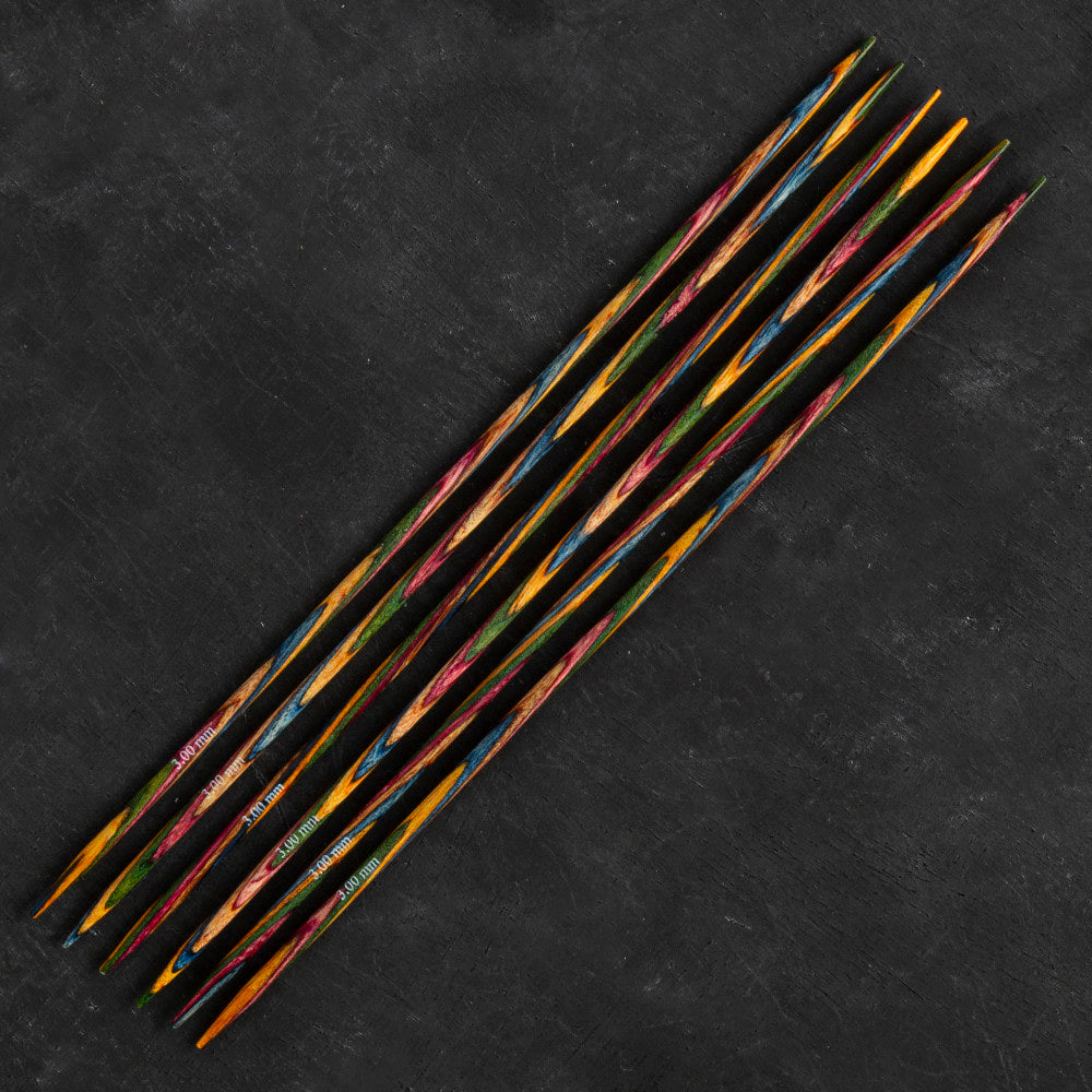 KnitPro Symfonie 3mm 20cm Double Pointed Needle Set of 5 - 20119