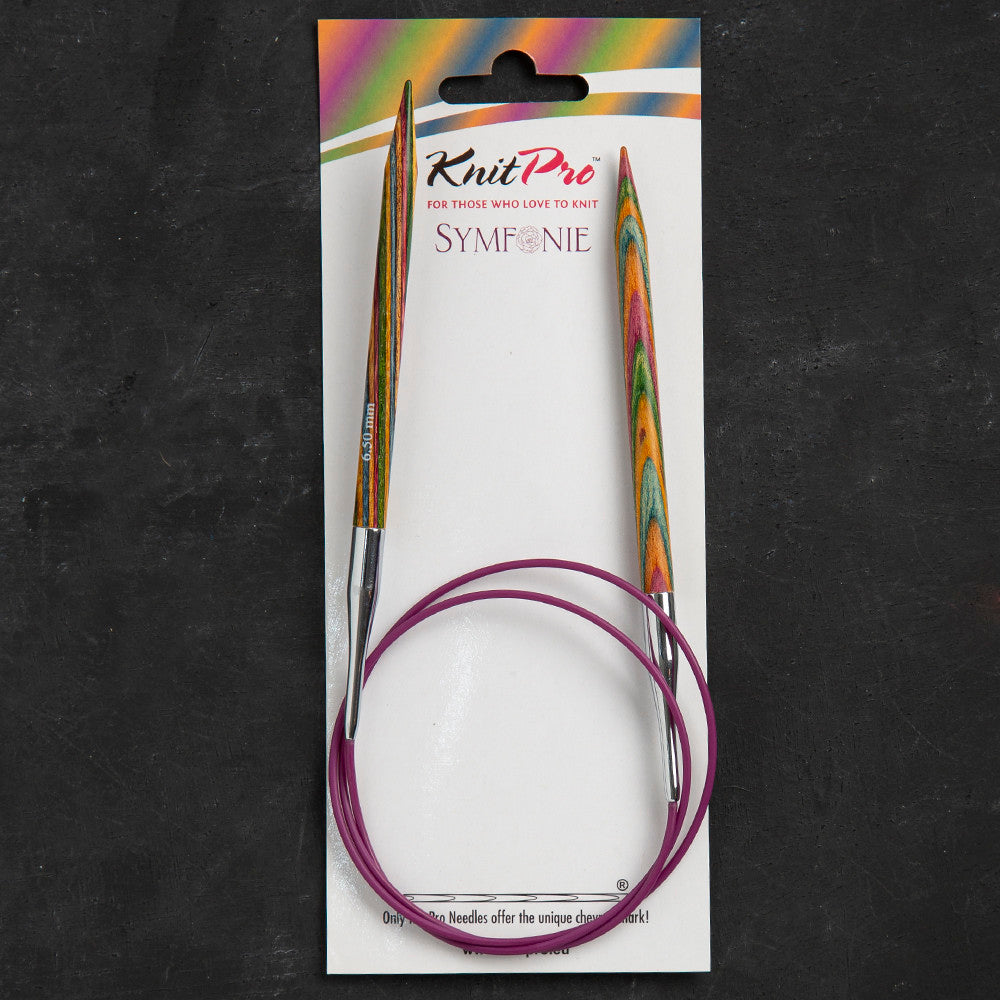 KnitPro Symfonie 6.5 Mm 80 Cm Wooden Circular Needles - 21342