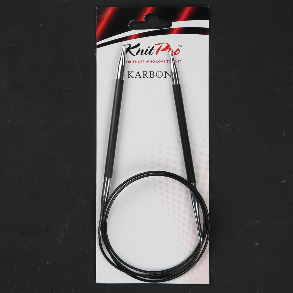 KnitPro Karbonz 5.5mm 100cm Circular Knitting Needles - 41212