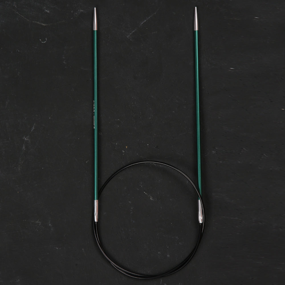 KnitPro Zing 3 Mm 60 Cm Metal Circular Needles, Jade - 47095