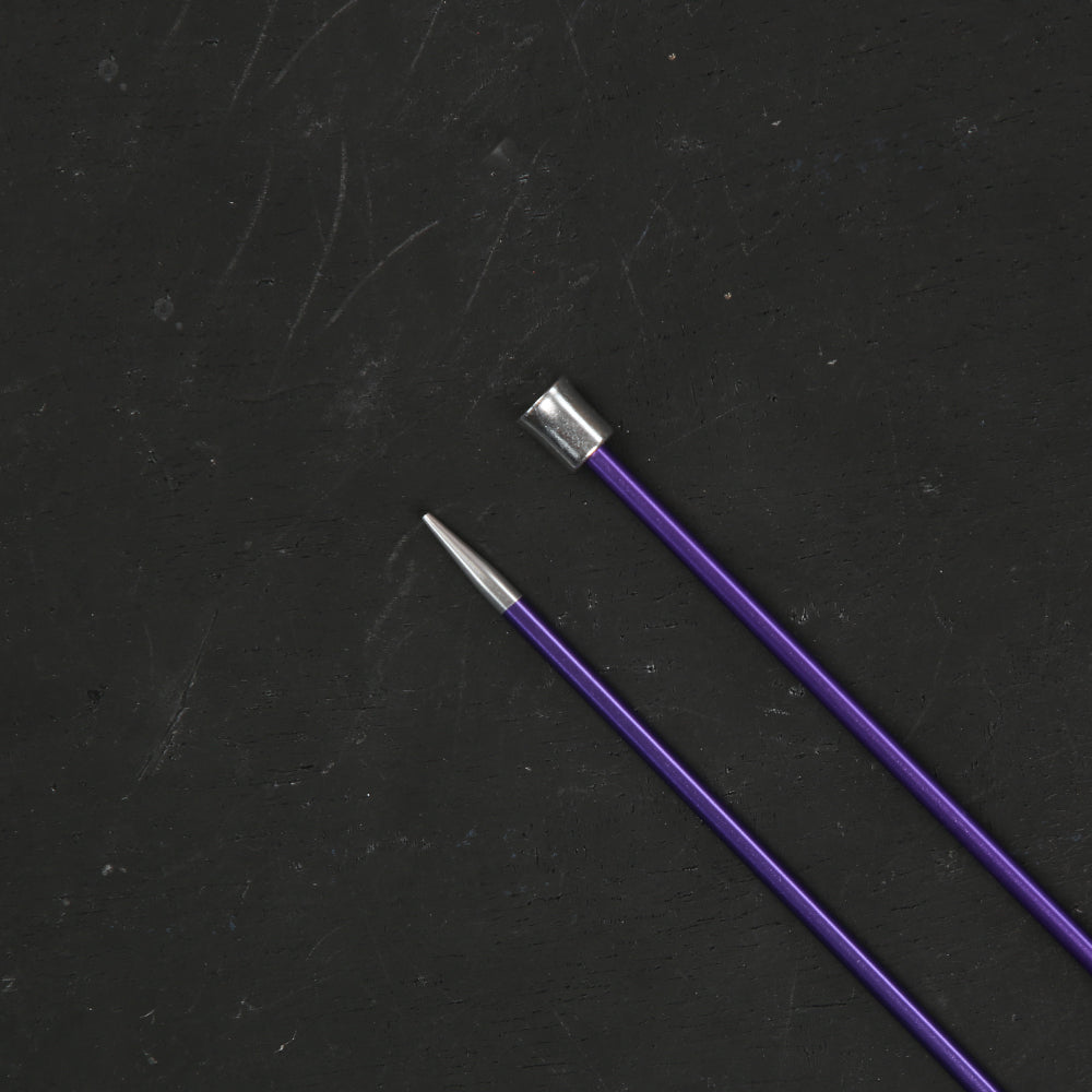 KnitPro Zing 3.75 Mm 35 Cm Metal Knitting Needle, Purple - 47298