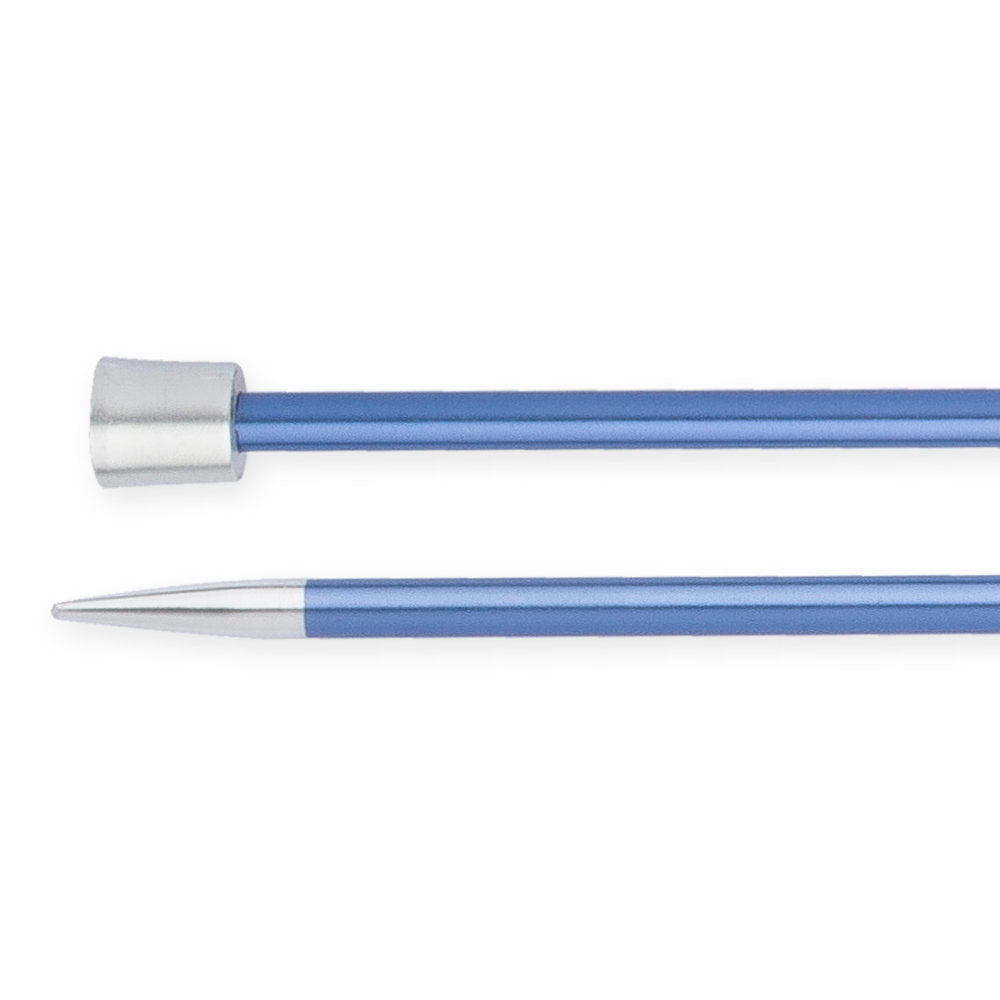 KnitPro Zing 4 mm 35 cm Metal Knitting Needles, Sapphire - 47299