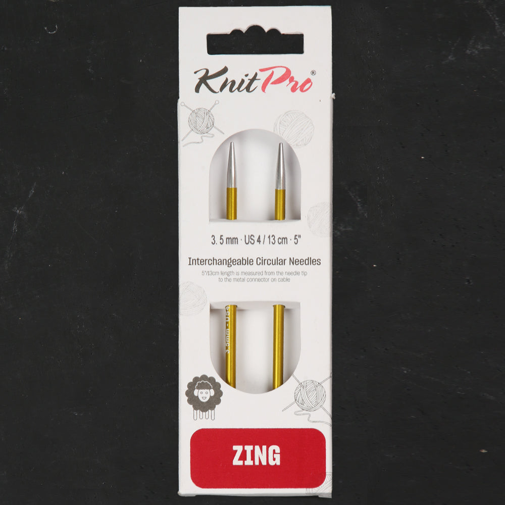 Knitpro Zing 3.50 mm İnterchangeable Needle Yellow - 47501