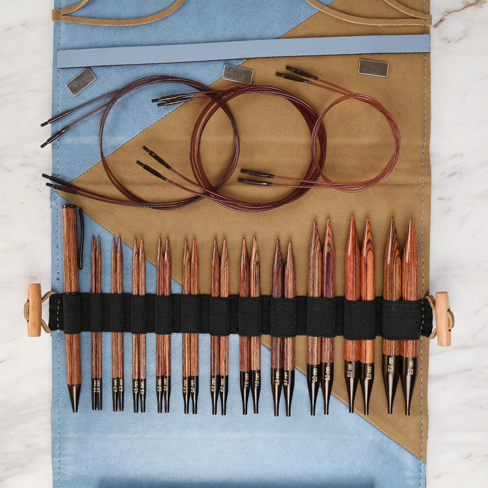 KnitPro Ginger verwisselbare breipuntenset | keuze uit 2 kleuren KnitPro Ginger verwisselbare breipuntenset | keuze uit 2 kleuren