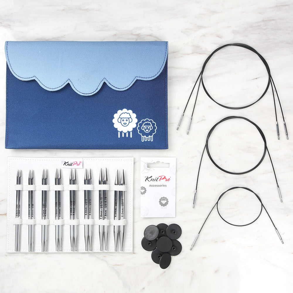 Knitpro Nova Metal Deluxe Interchangeable Circular Knitting Needles Set 10616