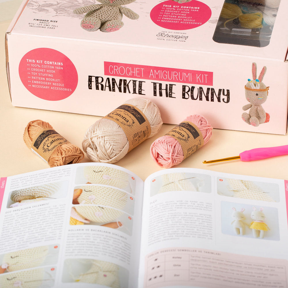 Tuva Crochet Amigurumi Kit, Frankie the Bunny - CAK03