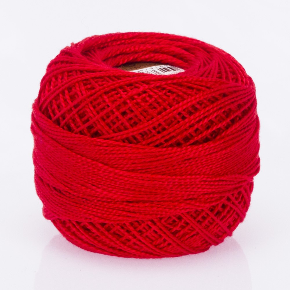 Madame Tricote Paris Koton Perle No:8 Embroidery Thread, Red - 77