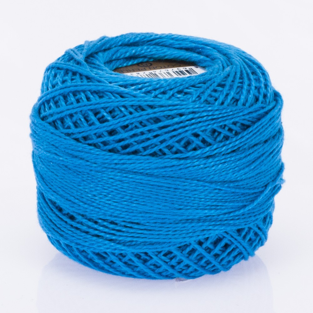 Madame Tricote Paris Koton Perle No:8 Embroidery Thread, Blue - 544