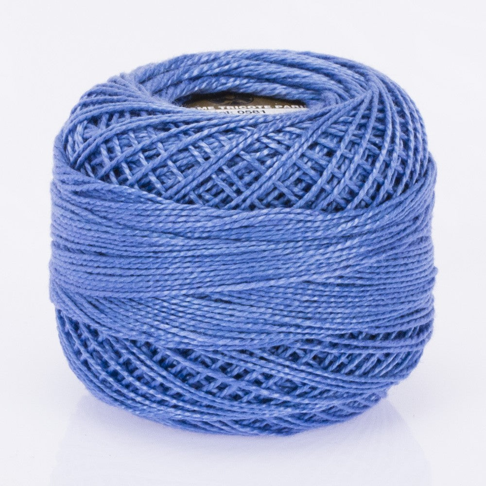 Madame Tricote Paris Koton Perle No:8 Embroidery Thread, Blue - 581