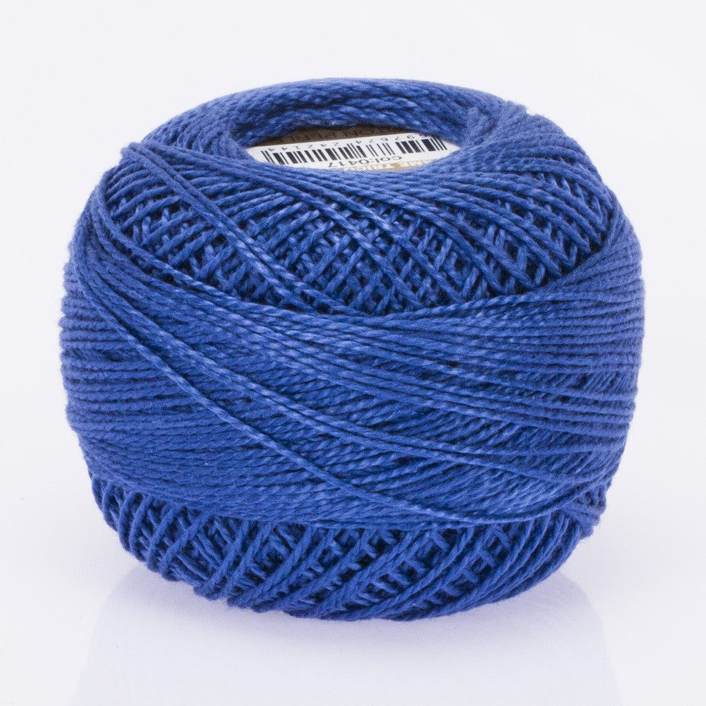 Madame Tricote Paris Koton Perle No:8 Embroidery Thread, Blue - 417
