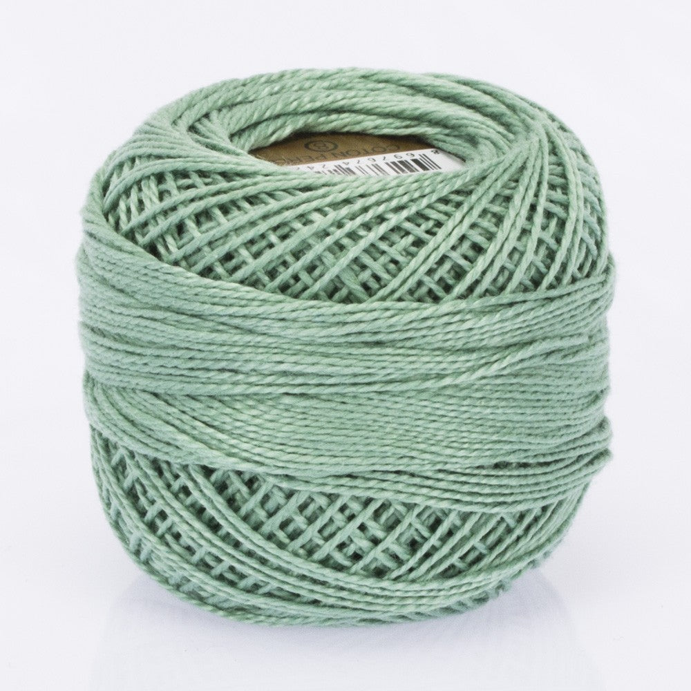 Madame Tricote Paris Koton Perle No:8 Embroidery Thread, Seaweed Green - 4014