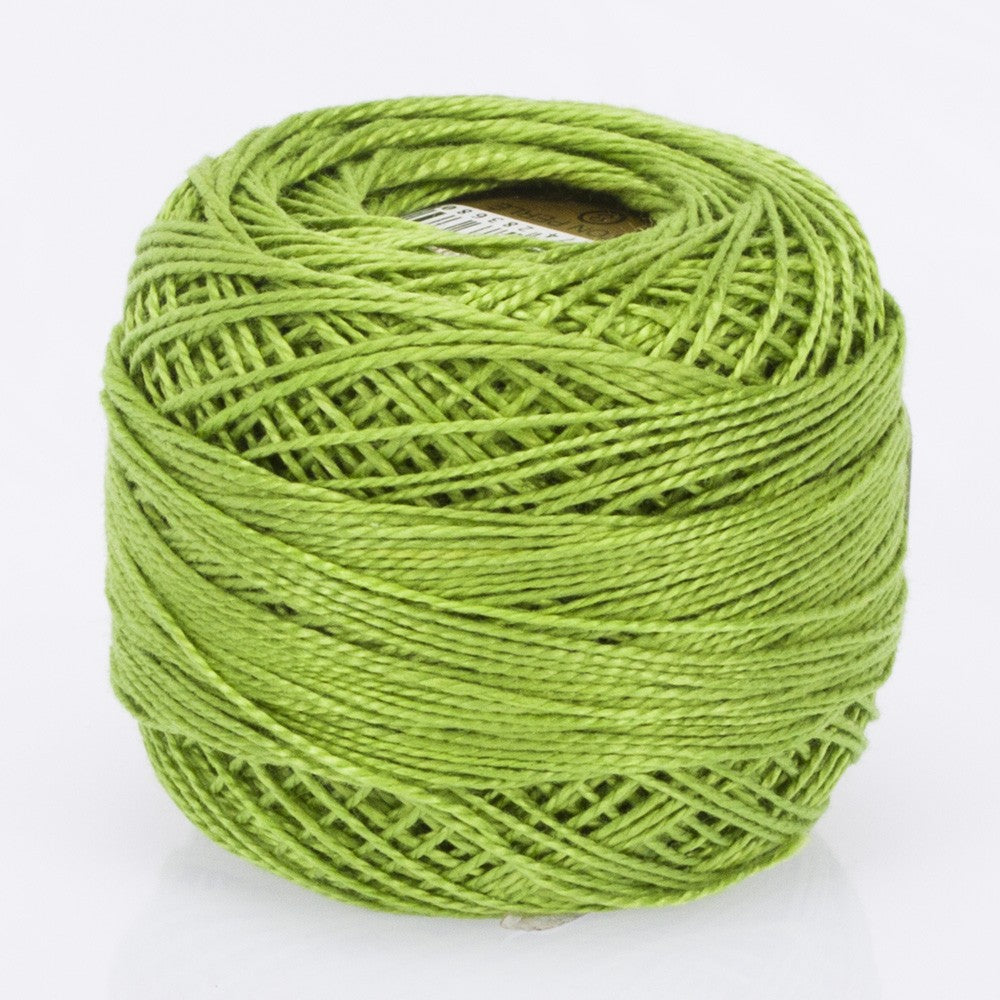 Madame Tricote Paris Koton Perle No:8 Embroidery Thread, Lemon Green - 671