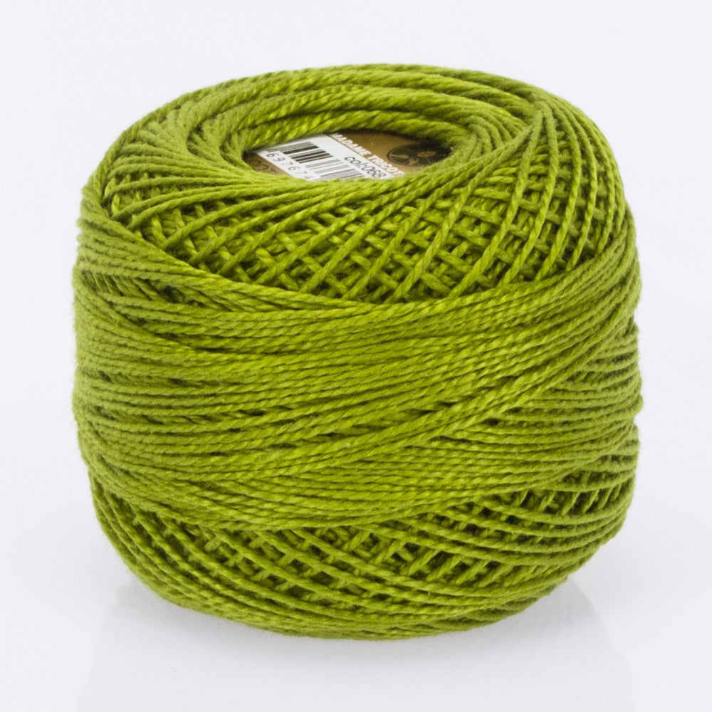 Madame Tricote Paris Koton Perle No:8 Embroidery Thread, Yellow Green - 68