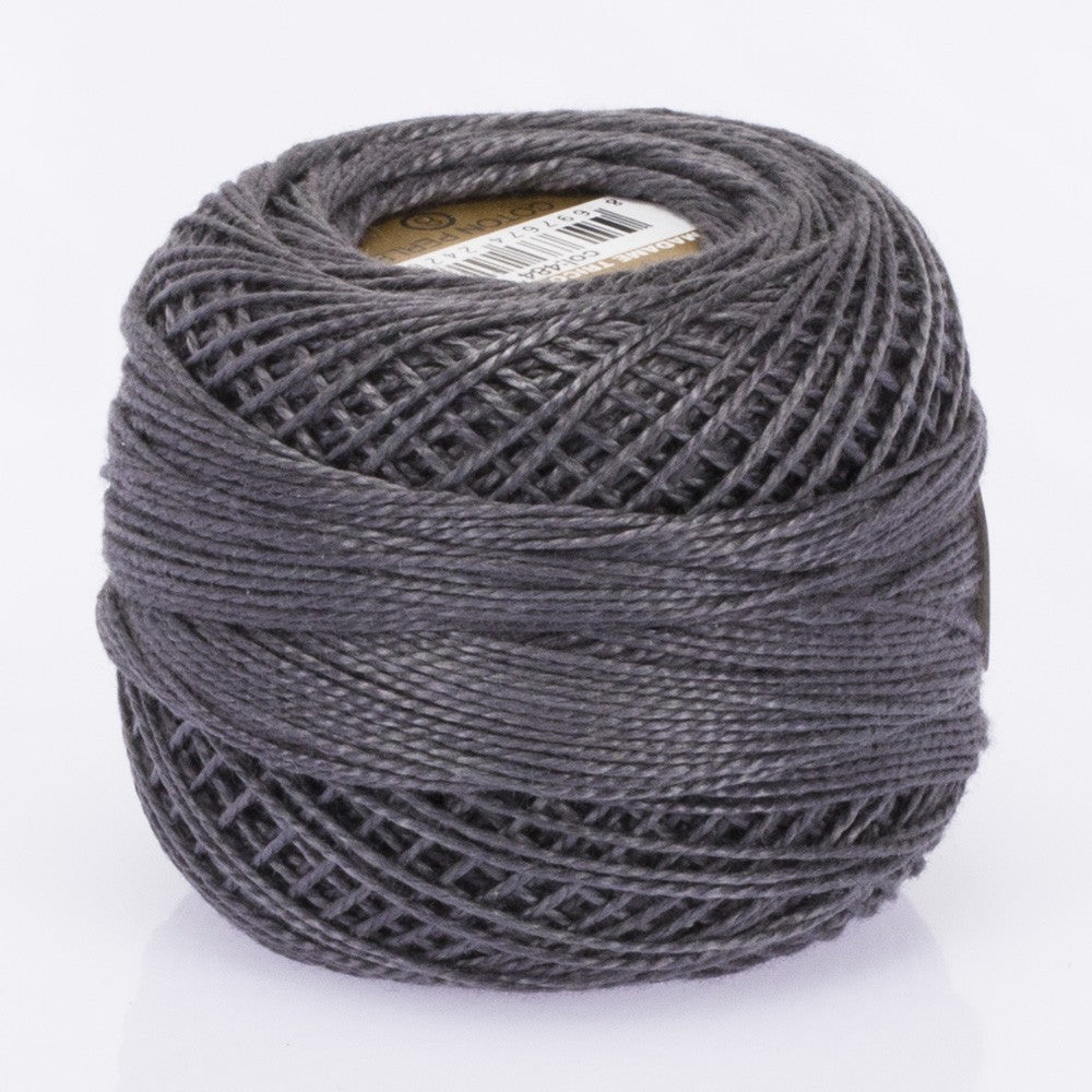 Madame Tricote Paris Koton Perle No:8 Embroidery Thread, Grey - 484