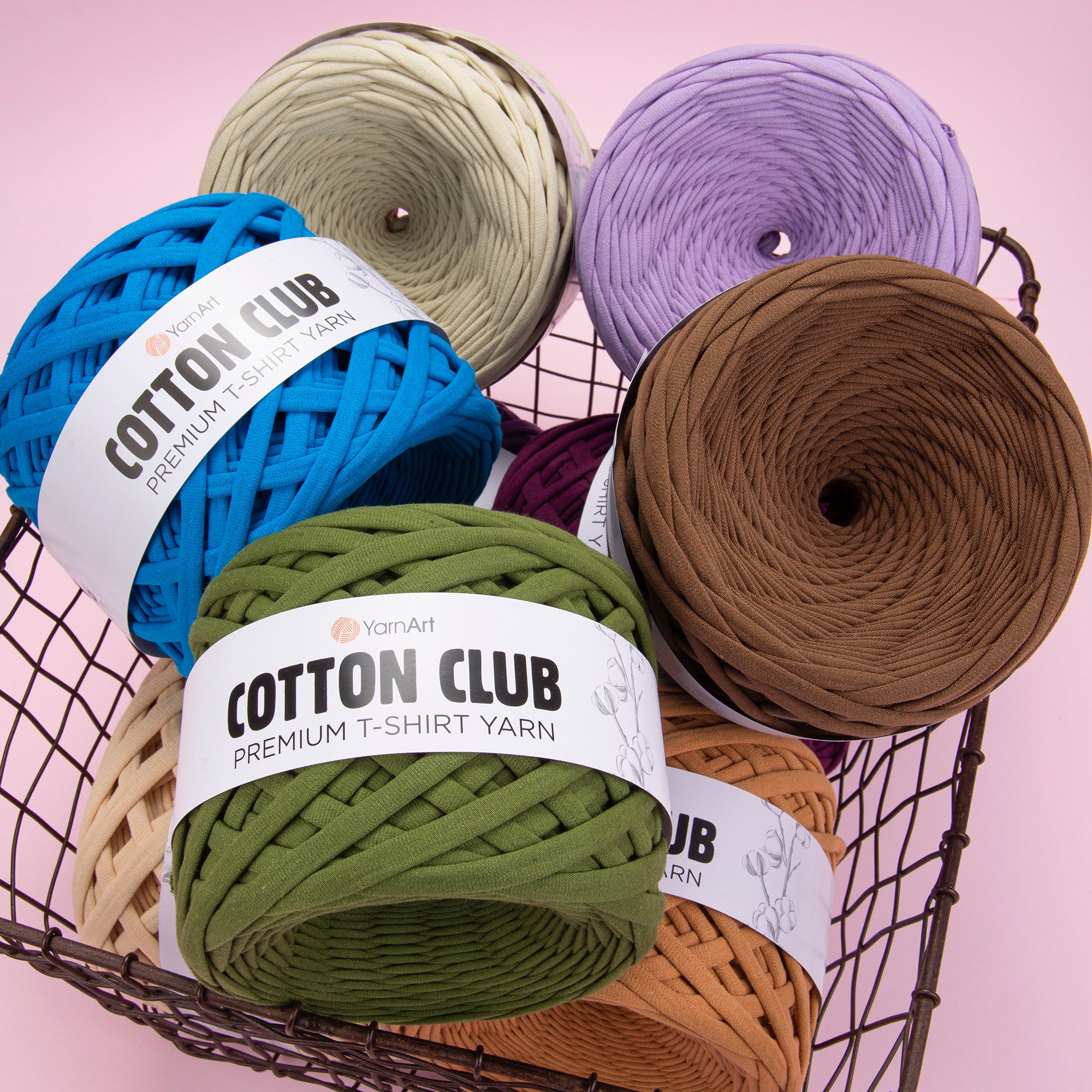 Yarnart COTTON CLUB T-Shirt Yarn Smoked-7301