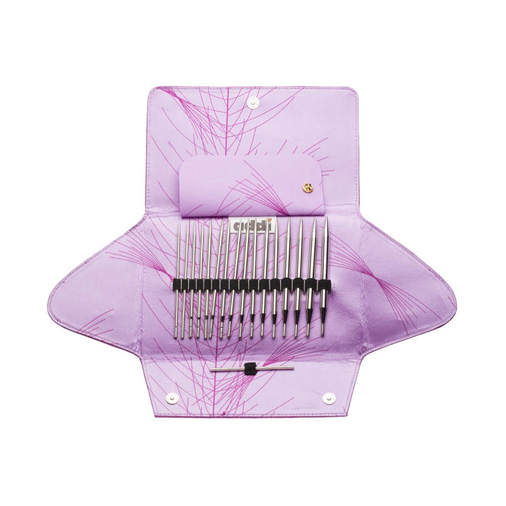 Addi Click Lace Long Tips Interchangable Circular Knitting Needles Set - 760-7