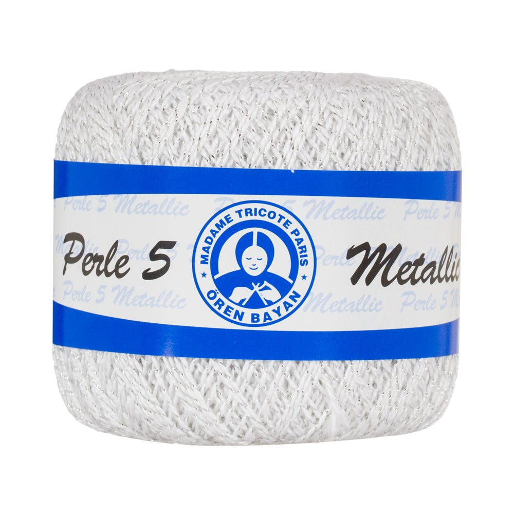 Madame Tricote Paris No: 5 Perle Metalic Lace Thread, Variegated - 0013