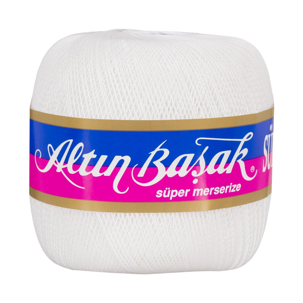 Altinbasak No: 50 Lace Thead Ball, Super White - White