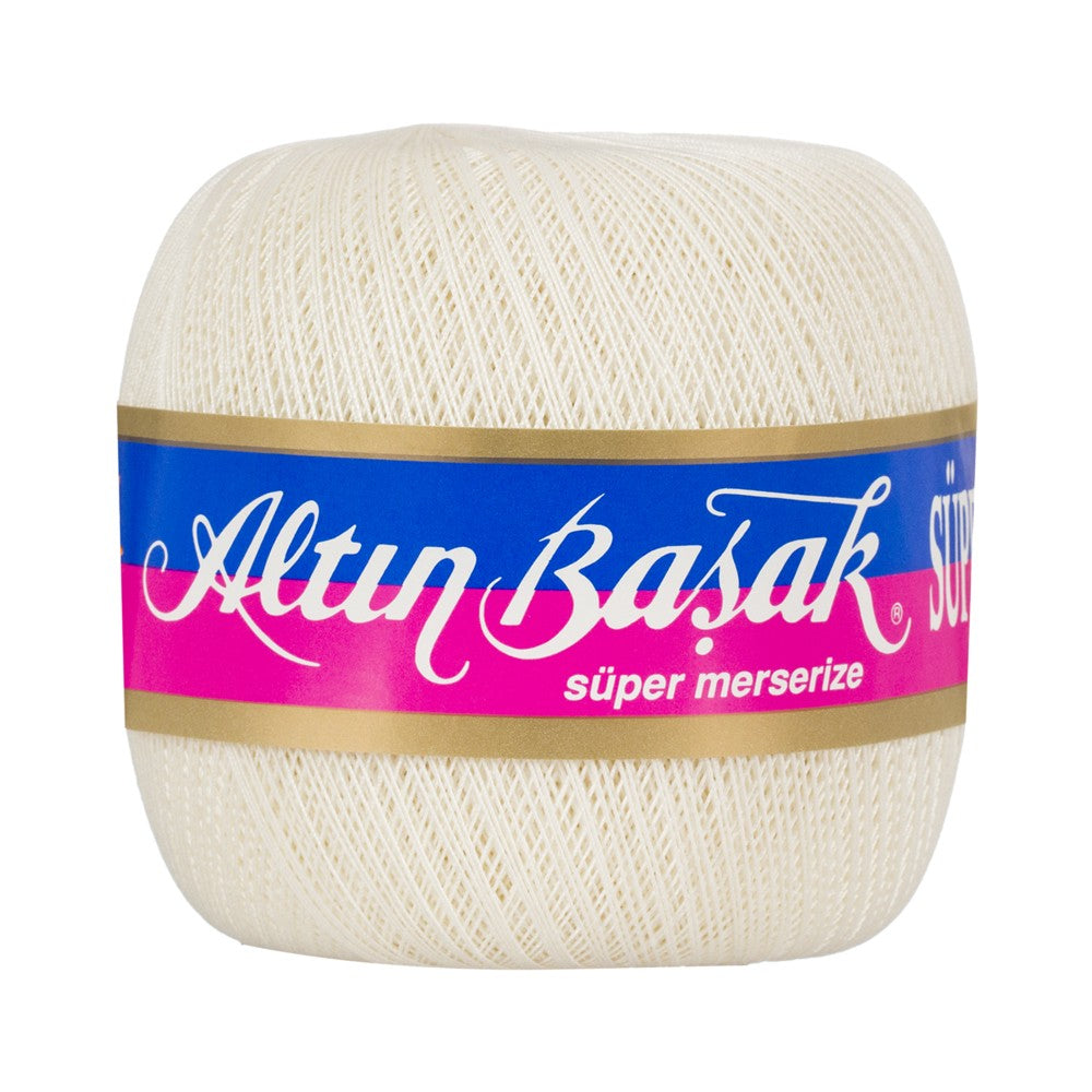 Altinbasak No: 50 Lace Thead Ball, Super Cream - Cream