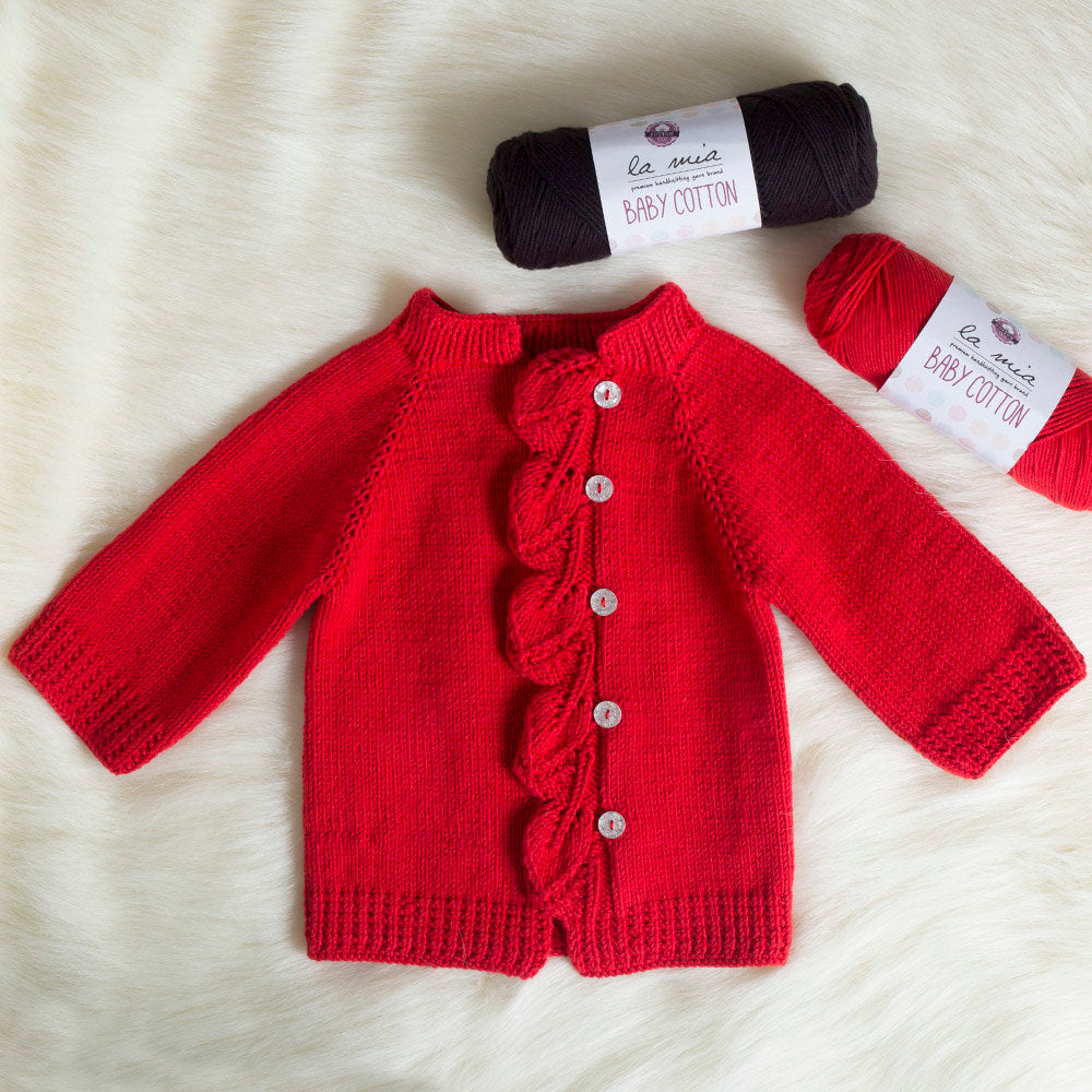 La Mia Baby Cotton Yarn, Red - L033