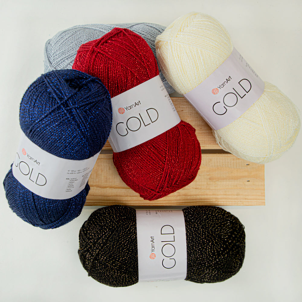 Yarnart GOLD Knitting Yarn, Grey - 14500