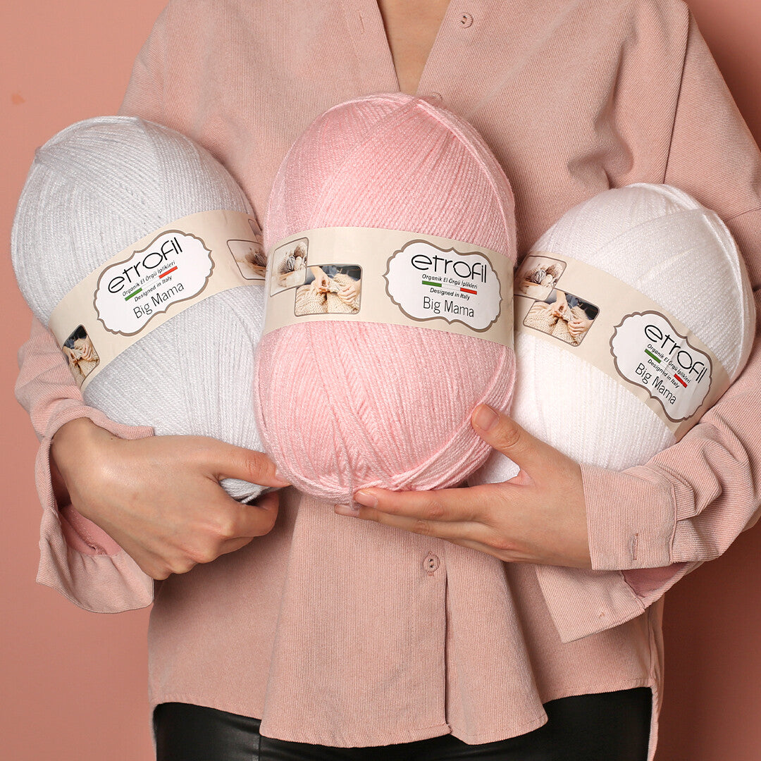 Etrofil Big Mama Yarn, Light Pink - 716