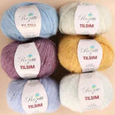 Rozetti Tılsım Glittery Hand Knitting Yarn Grey - 362-12