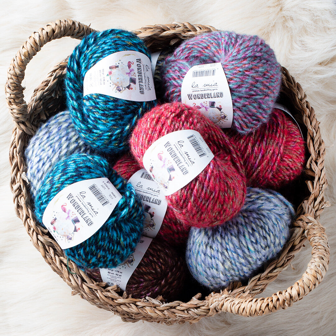 La Mia Wonderland Knitting Yarn, Variegated - LW07