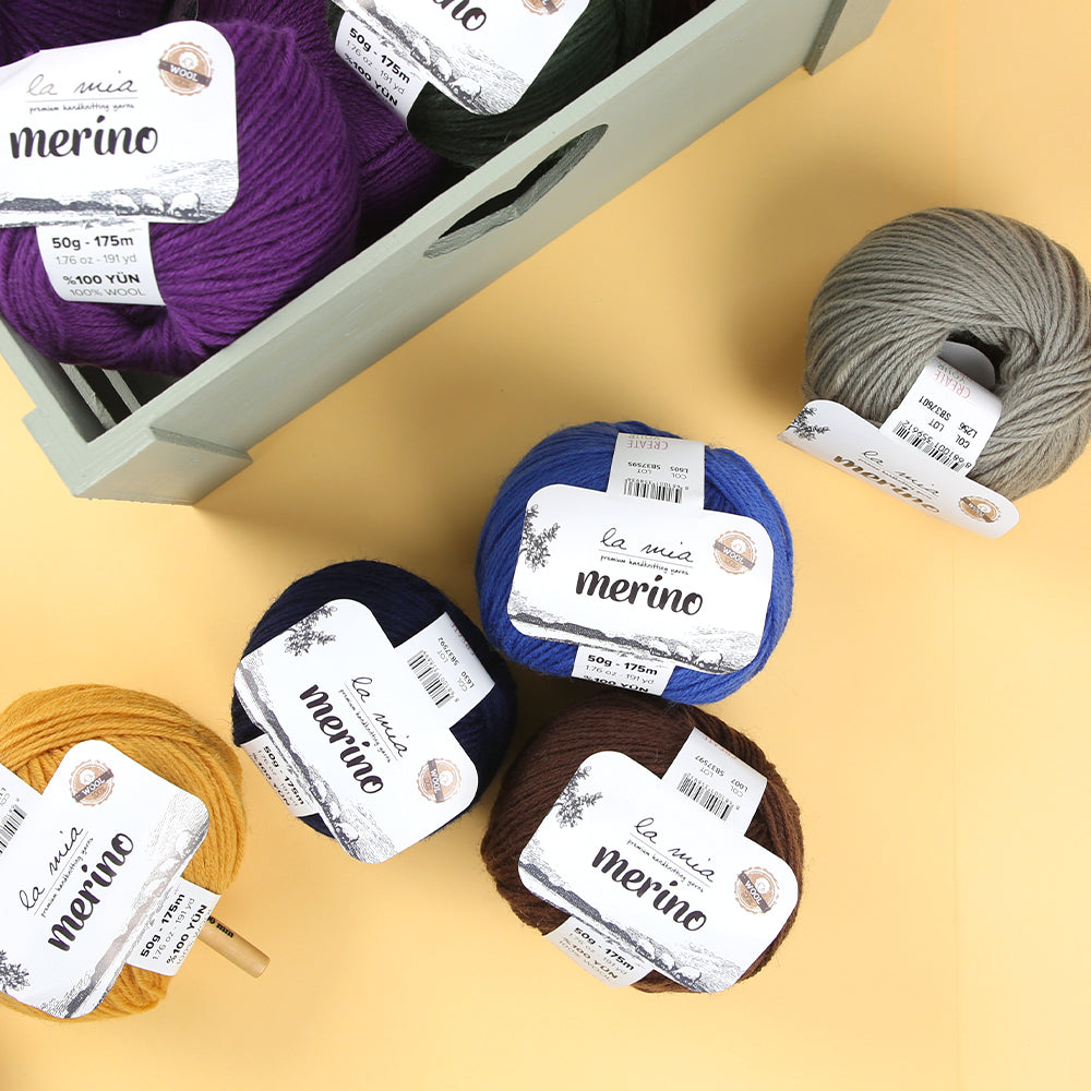 La Mia Merino Yarn, Purple - L269